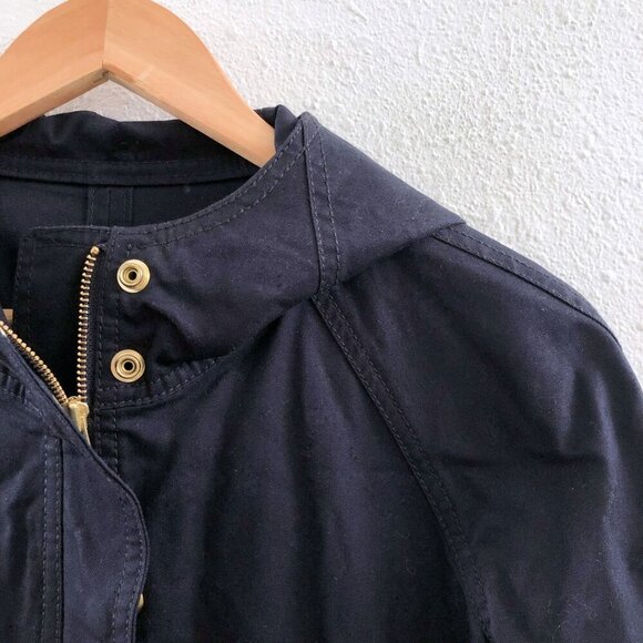 J. CREW J. Crew Matinee Hooded Trench Coat Style Size 4 - Picture 5 of 10